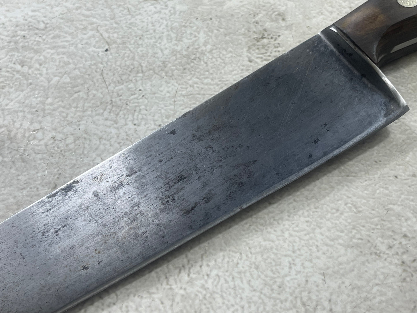 Vintage German 🇩🇪 Chef Knife 25cm Carbon Stell 1912