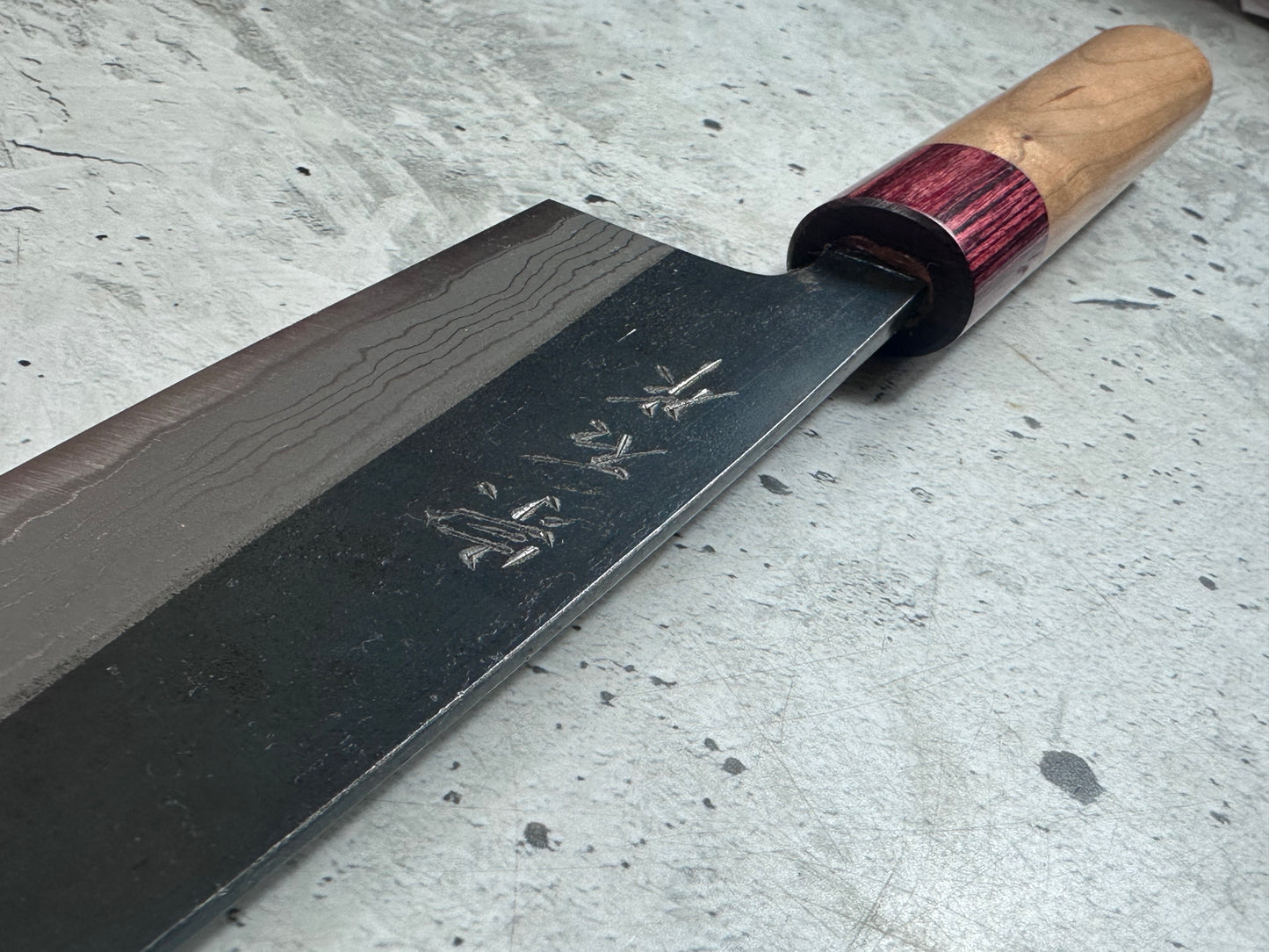Muneishi Aogami Damascus Gyuto 210mm