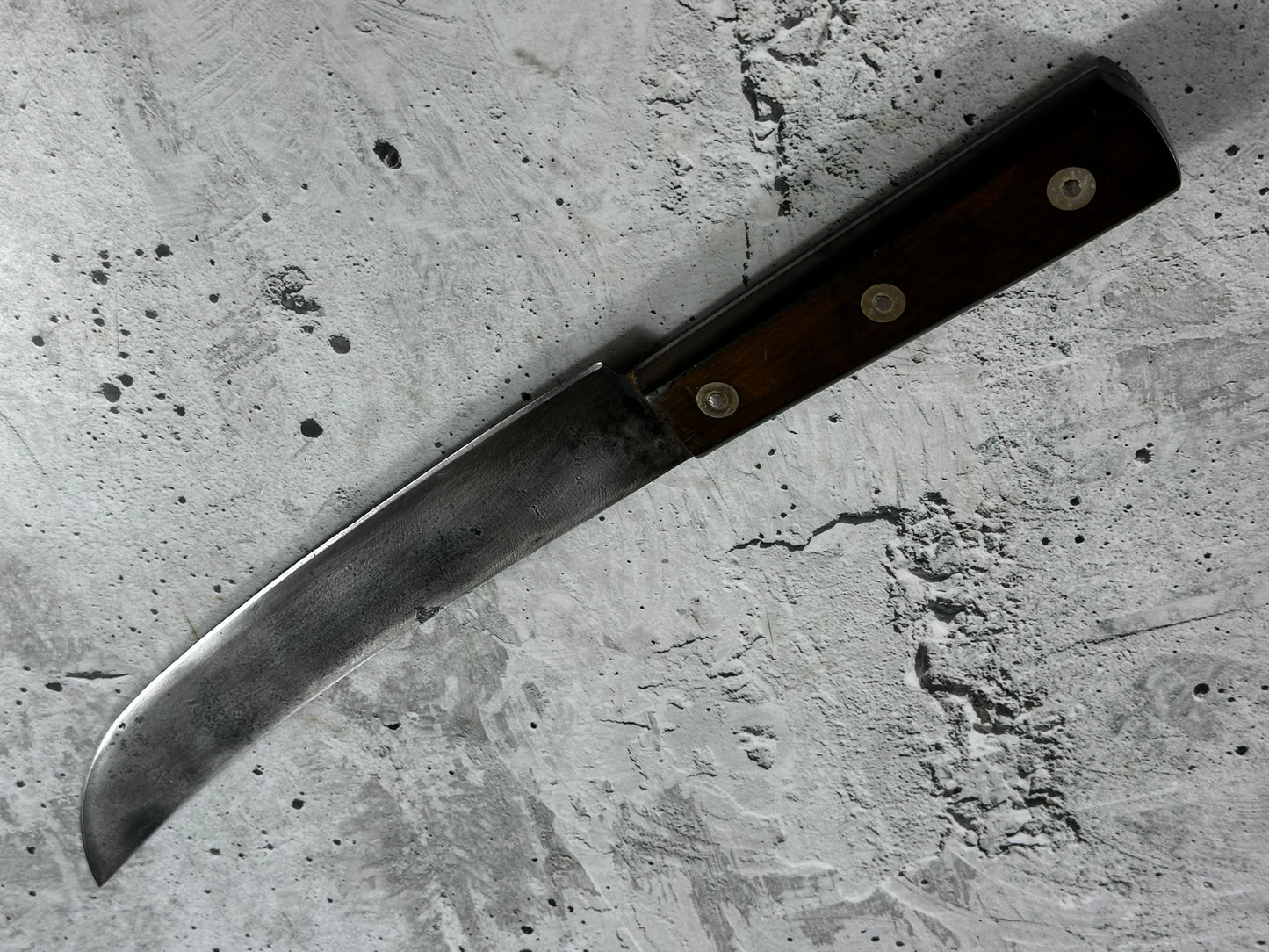 Vintage A. & L. Hofmann Butcher Knife 260mm  Carbon Steel Blade Made in German 2001