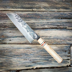 HG Blade Bunka Knife 170mm Kurouchi Finish 1084 High Carbon Steel