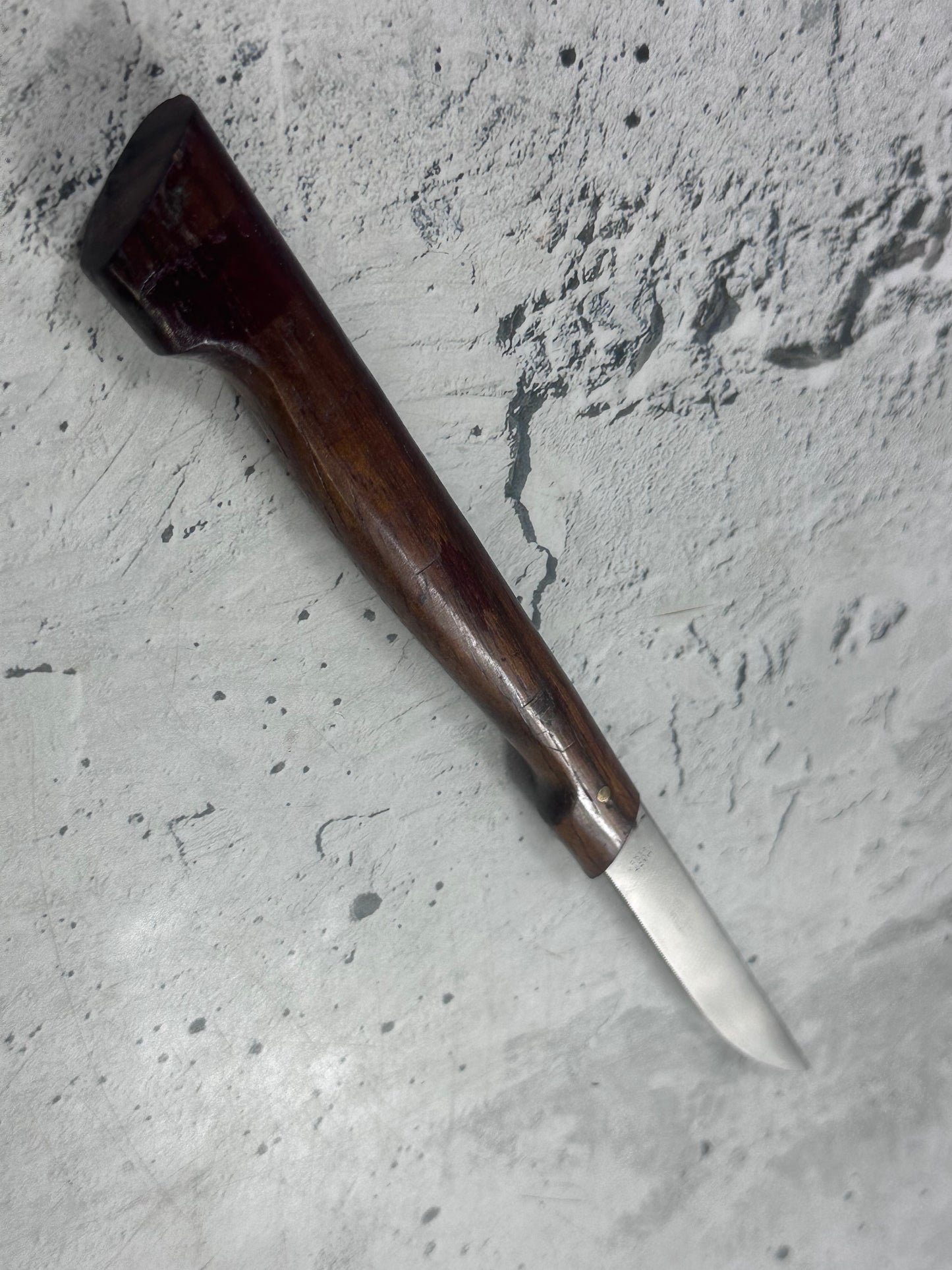 Vintage French Serrated Paring Knife 80mm Stainless Steel 2170