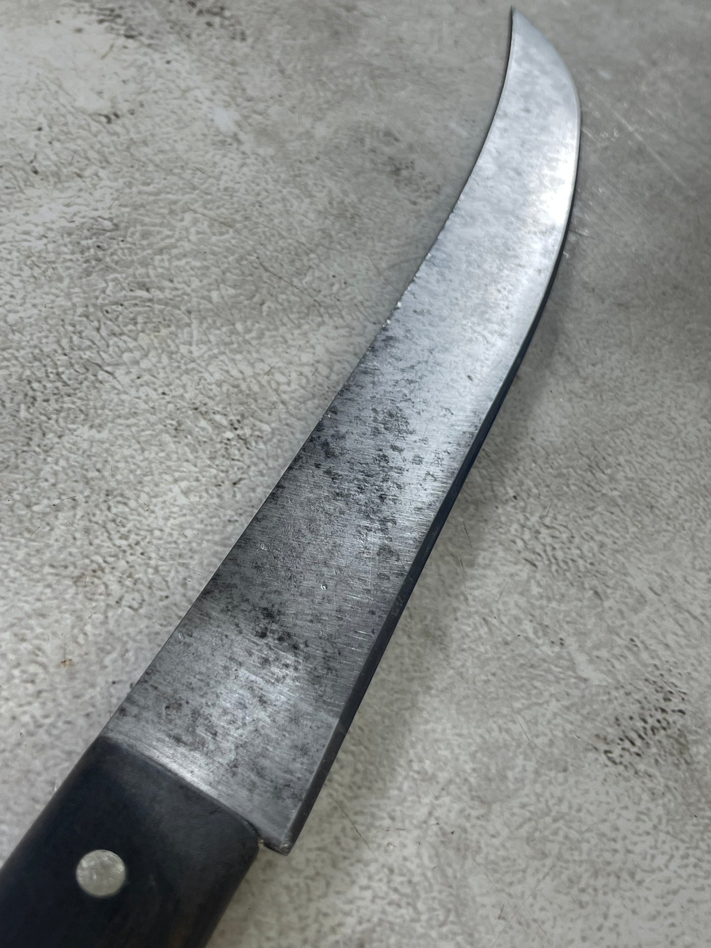 Vintage F. Dick Butcher Machete Knife 315mm Made in Germany 🇩🇪 Cabon steel 1890