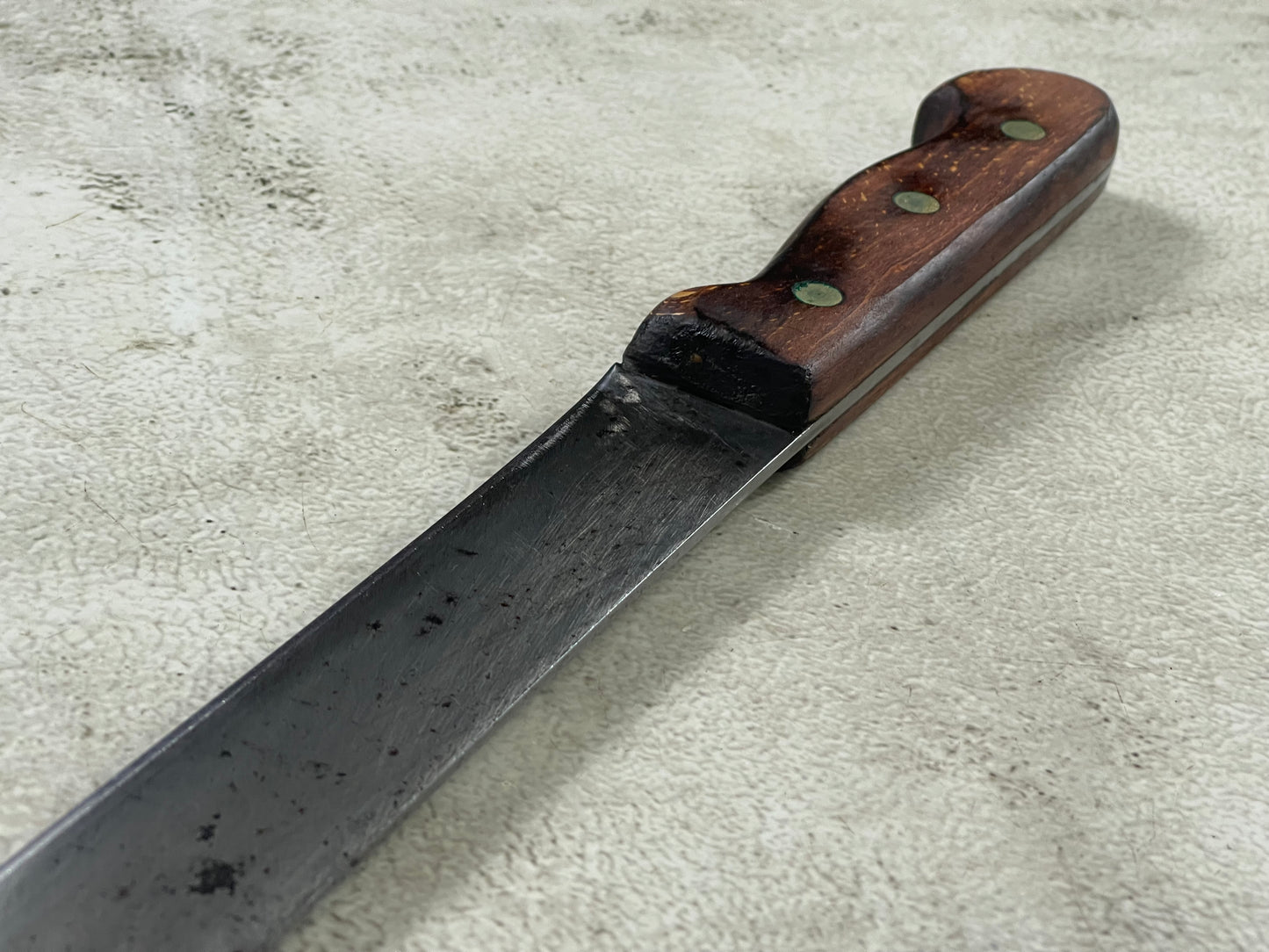 Vintage Gustav Emil Ern Butcher Machete Knife 315mm Made in Germany 🇩🇪 Cabon steel 1908