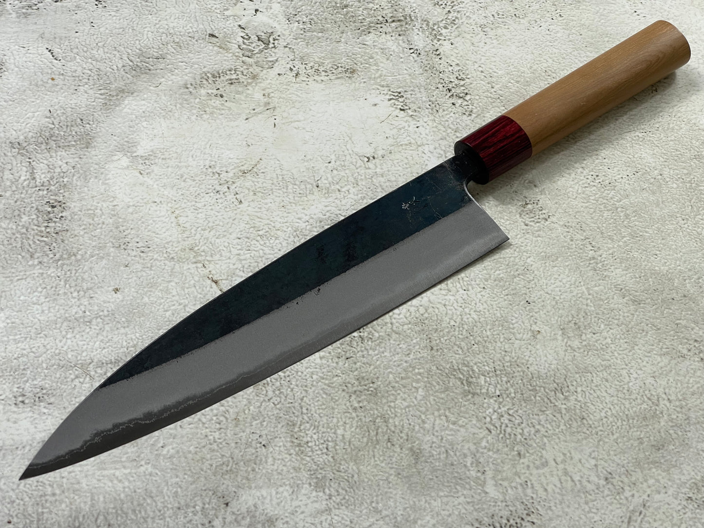 Muneishi Aogami 2 Iron Clad Gyuto 240mm Kurouchi Finish