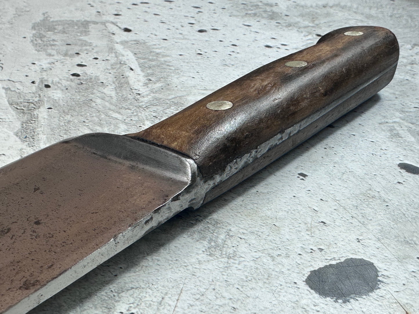 Vintage Gustav Emil Ern Chef Knife 310mm Carbon Steel Made in Germany 2111