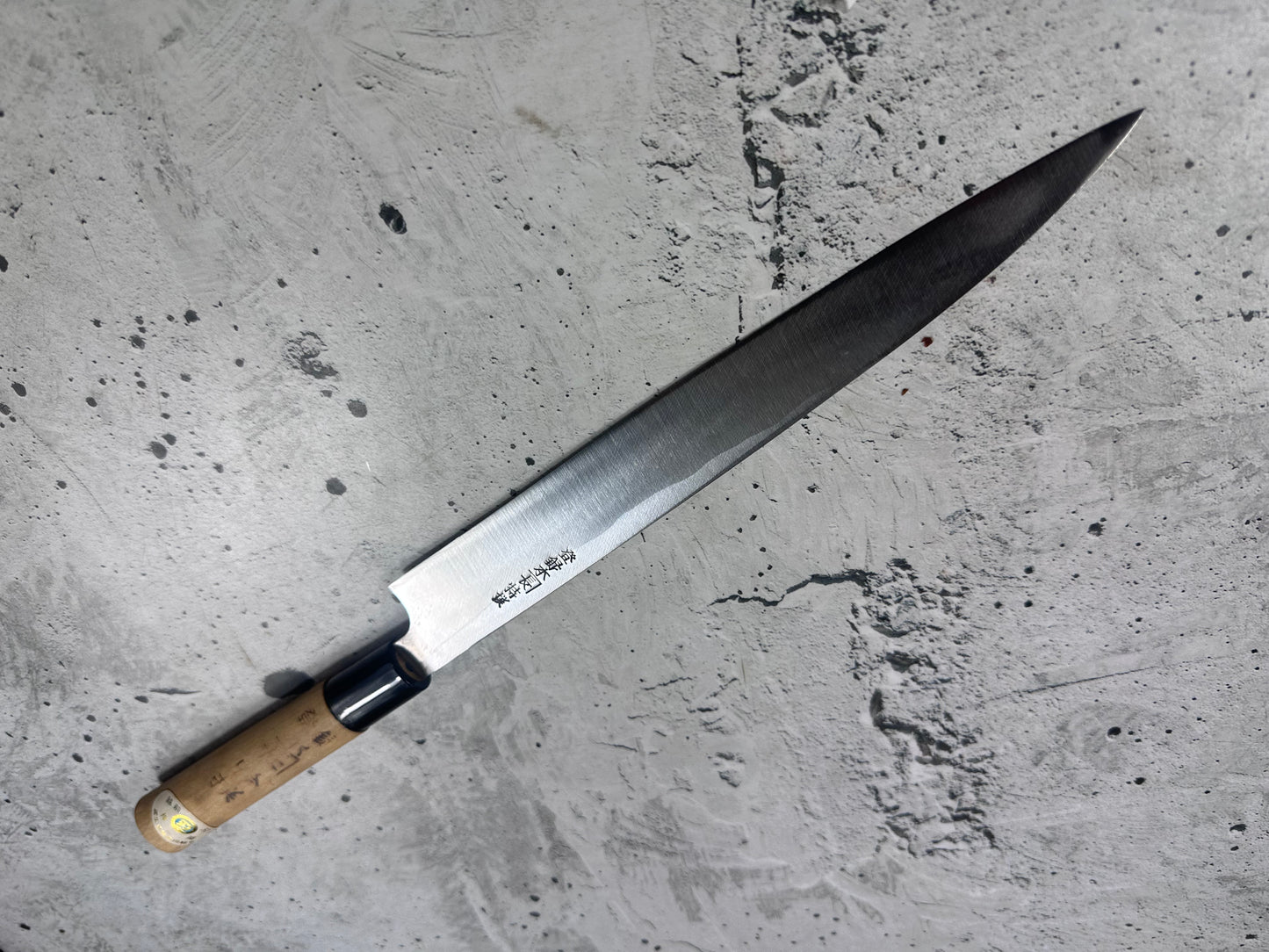 Vintage Toroku Honcho Tokusen Yanagiba Knife 230mm Carbon Steel 2166