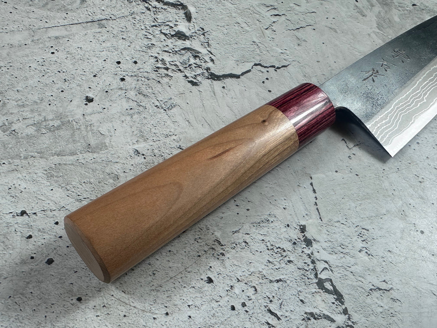 Muneishi Aogami Damascus Gyuto 210mm