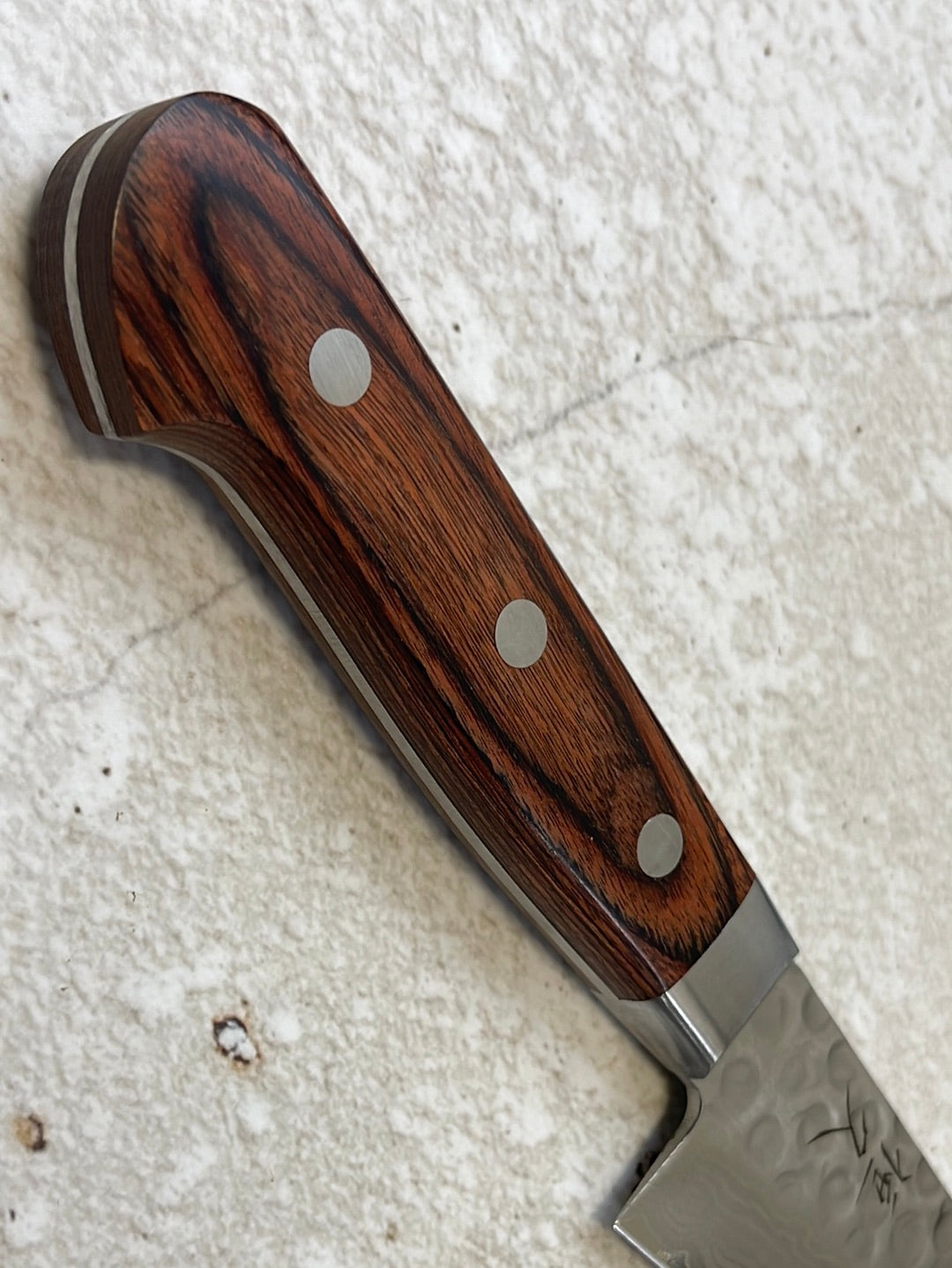 Tsunehisa VG10 Brown Pakka Honesuki Knife 150mm - Made in Japan 🇯🇵