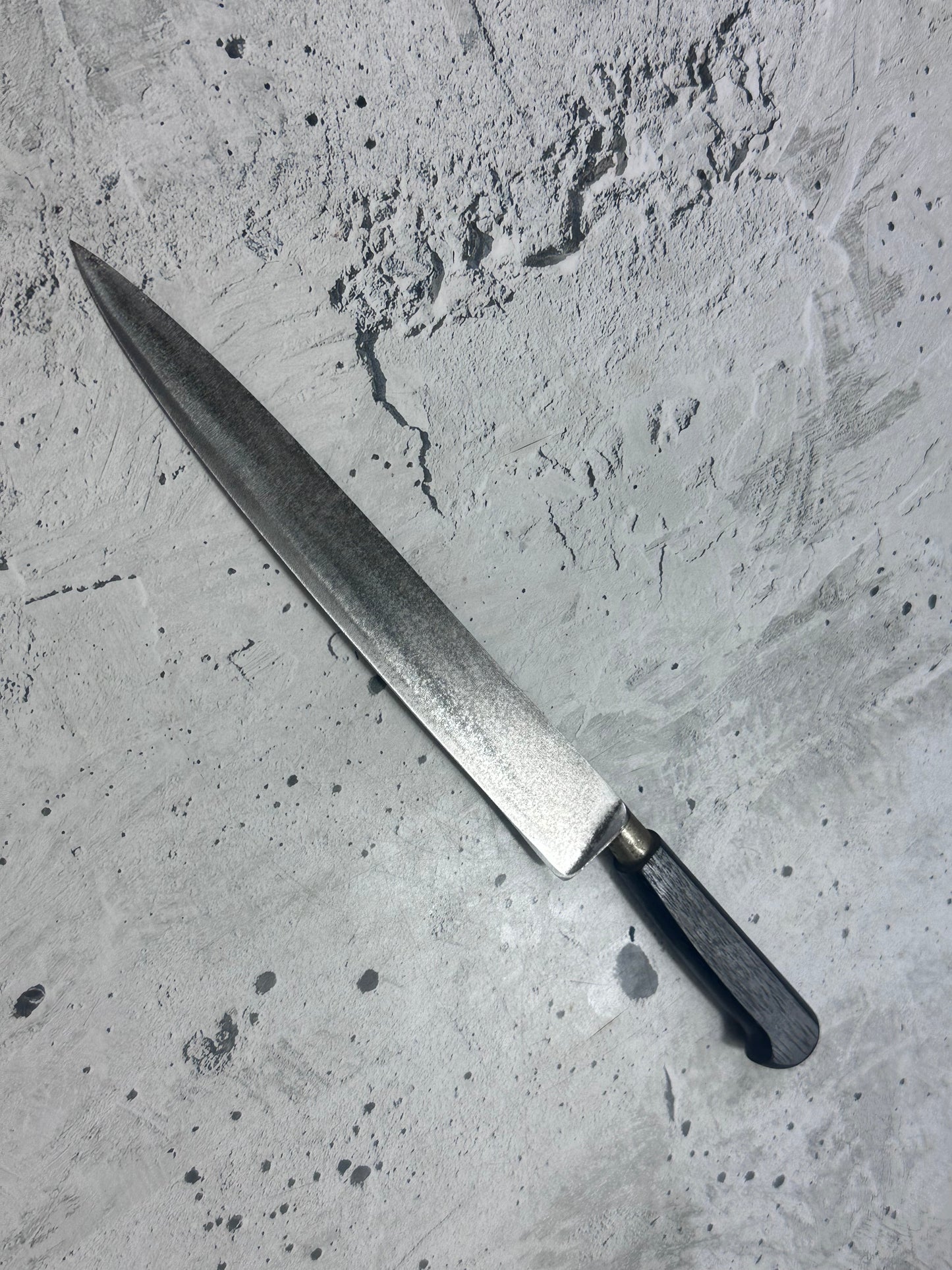 Vintage Sabatier Nogent Flexible Slicing Knife 200mm Carbon Steel 2179