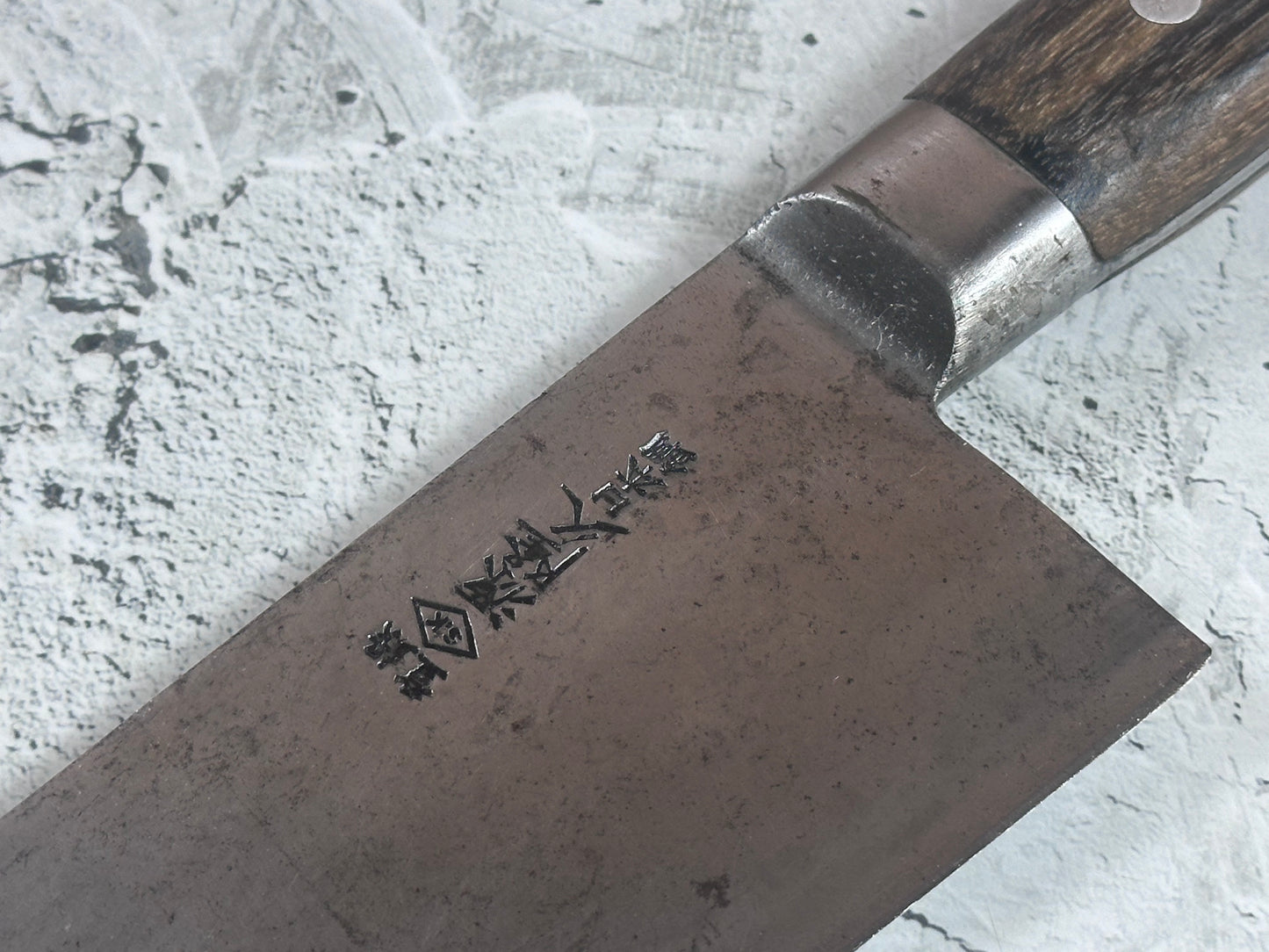 Vintage Gyuto Knife 320mm  Carbon Steel Made in Japan 2037