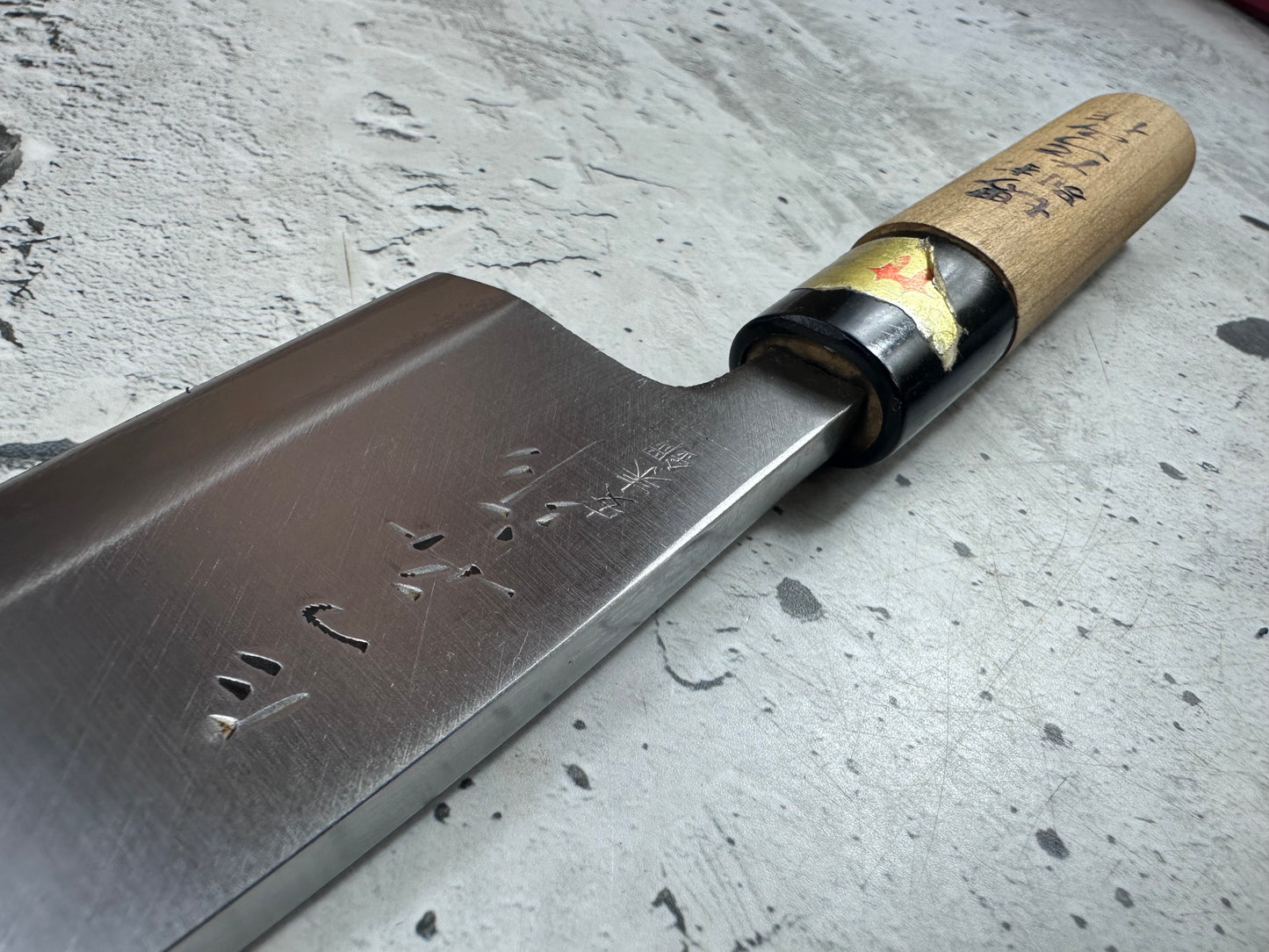 Vintage Sakai Marimoto Deba Knife 160mm Carbon Steel 2161