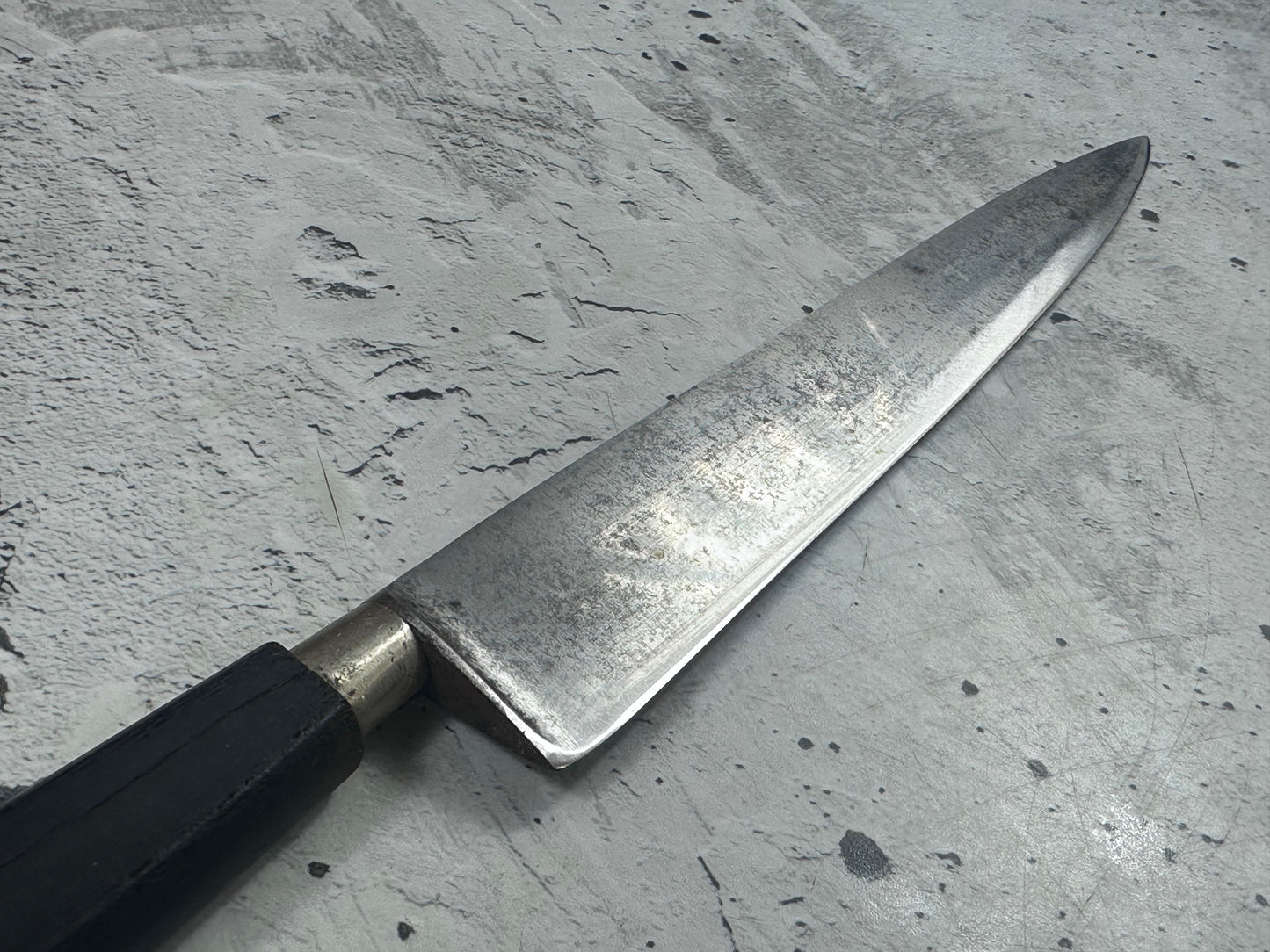 Vintage Sabatier Nogent Flexible Slicing Knife 200mm Carbon Steel 2185