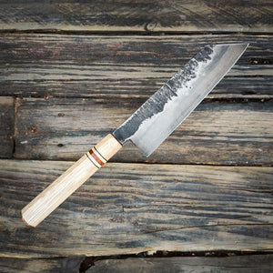 HG Blade Bunka Knife 170mm Kurouchi Finish 1084 High Carbon Steel