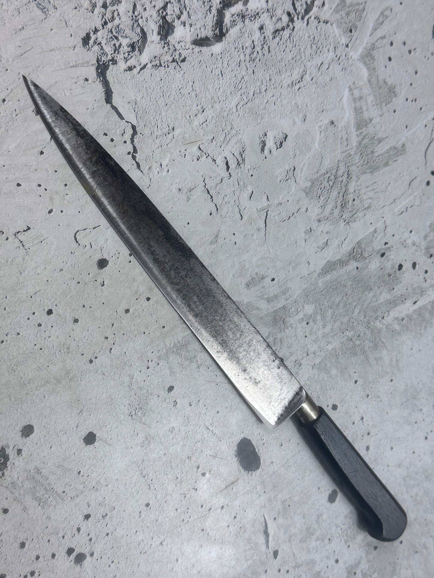 Vintage Sabatier Nogent Slicing Knife 200mm Carbon Steel 2178