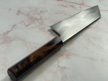 Load image into Gallery viewer, Keskin Migaki Bunka 150mm, Ebony Rosewwod &amp; Rosewood Wood sheath