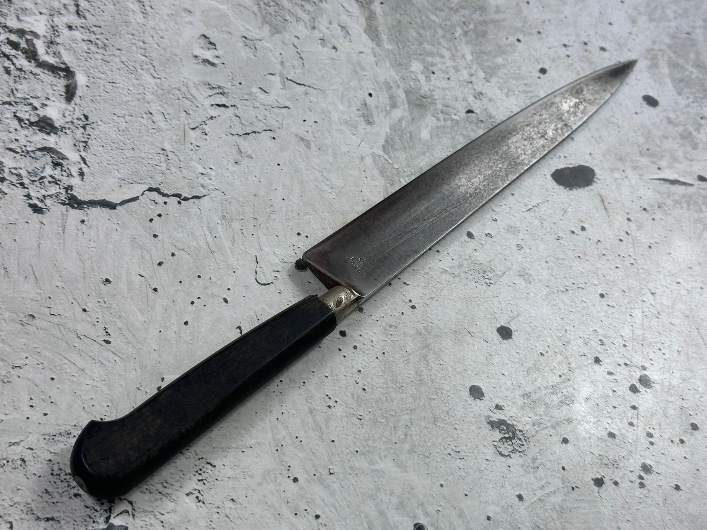 Vintage Sabatier Nogent Flexible Slicing Knife 200mm Carbon Steel 2182