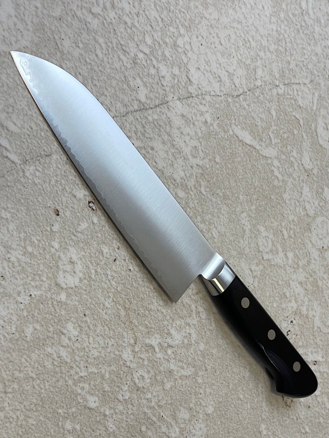 Tsunehisa VG1 Santoku Knife 165mm  Black Pakkawood Handle - Made in Japan 🇯🇵