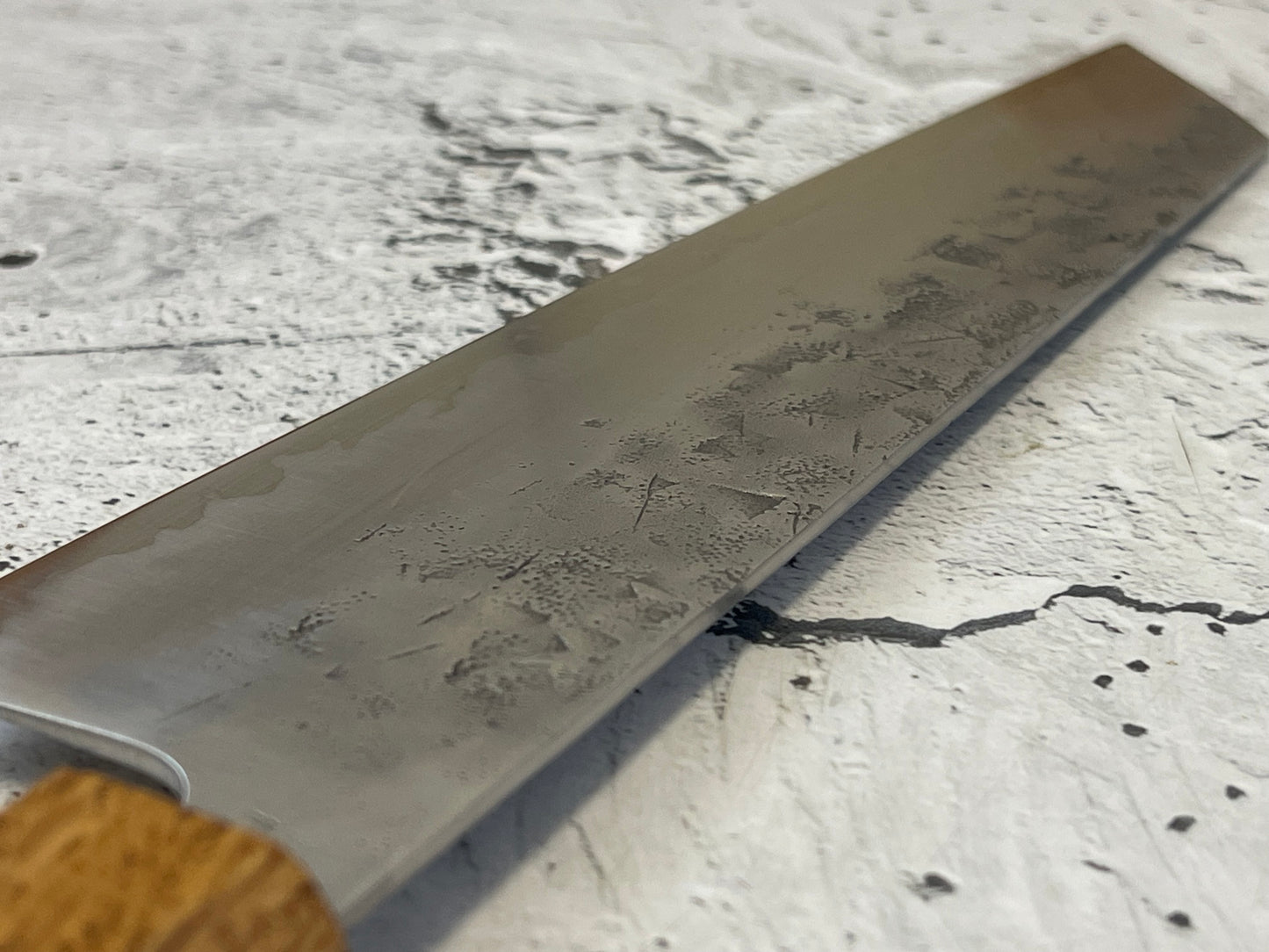 Tsunehisa SLD Washiji KOY Kiritsuke Knife 210mm - Made in Japan 🇯🇵 Oak Yaki Handle
