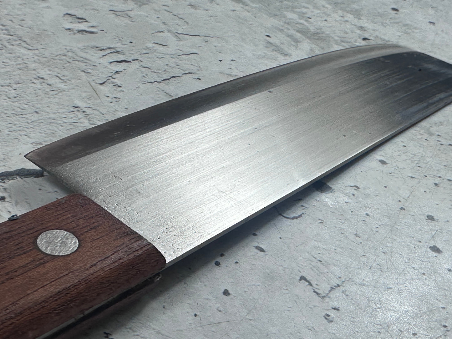 Vintage Seki Kanemasa Nakiri Knife 160mm Carbon Steel 2038