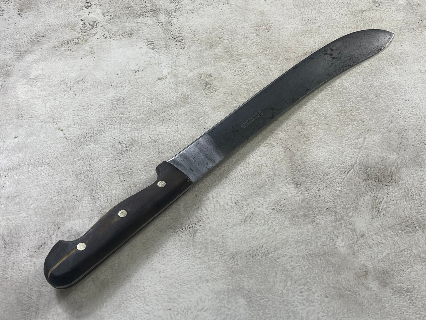 Vintage Gustav Emil Ern Butcher Machete Knife 300mm Made in Germany 🇩🇪 Cabon steel 1911