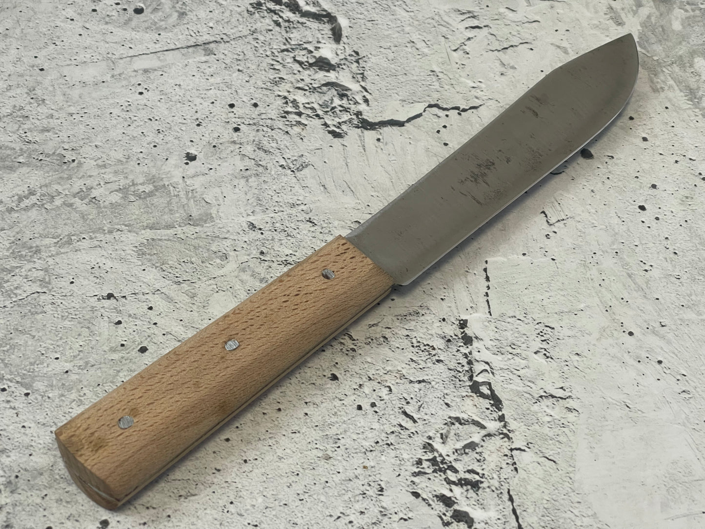 Vintage Ontario Butcher Knife 160mm High Carbon Steel Made in USA 🇺🇸 1496