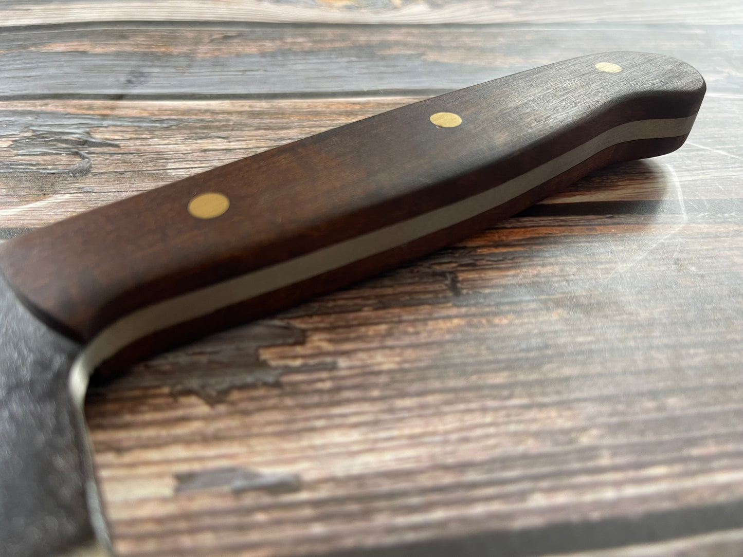 Premium Vintage Butcher Cleaver Knife 200mm Carbon Steel