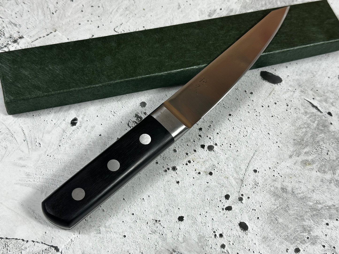Tsunehisa AUS8 Honesuki Maru Knife 150mm  Pakkawood Handle - Made in Japan 🇯🇵