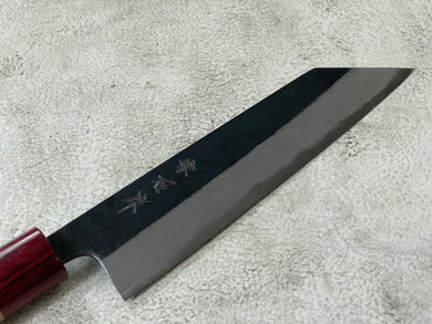 Muneishi Aogami 2 Iron Clad Kiritsuke 165mm Kurouchi Finish