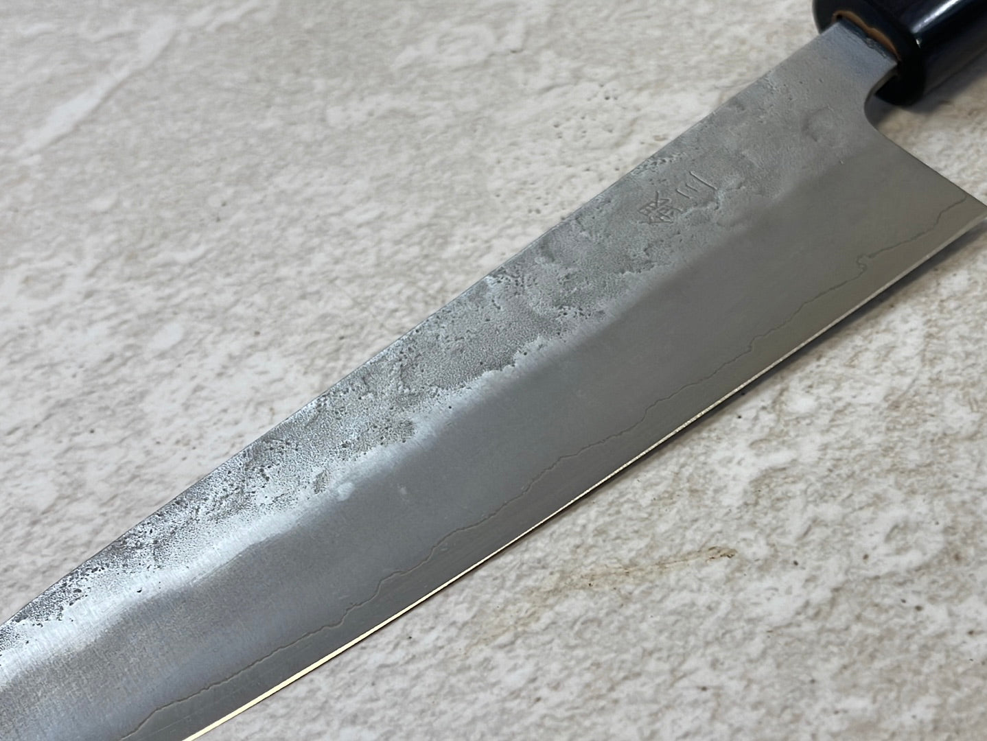 Tsunehisa G3 Nashiji HBC Gyuto 180mm - Made in Japan 🇯🇵 Magnolia Oval Wa Handle