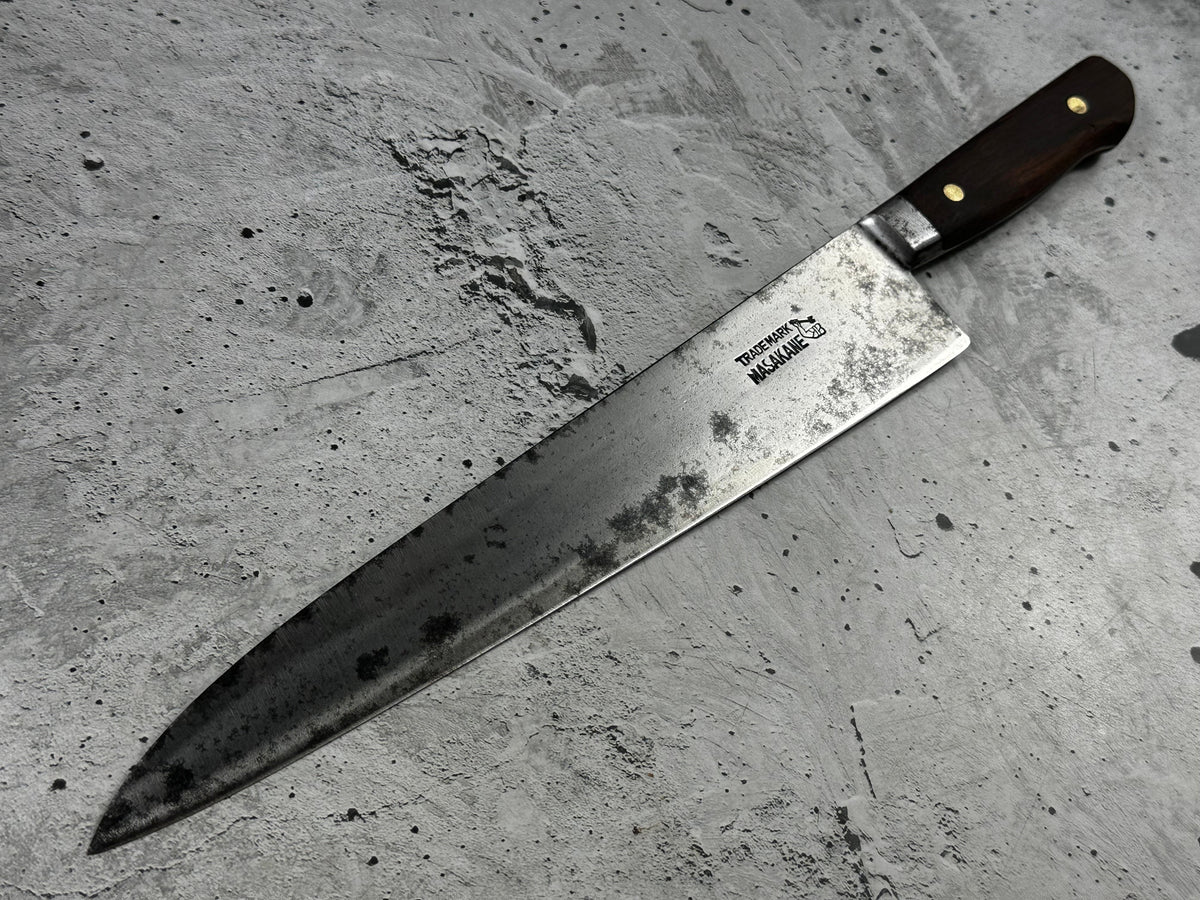Vintage Masakane SK Carbon Steel Gyuto Knife 270mm 2304