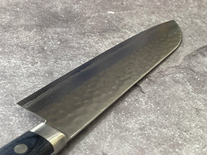 Masutani Kokuryu Santoku 170mm Blue Pakkawood Handle