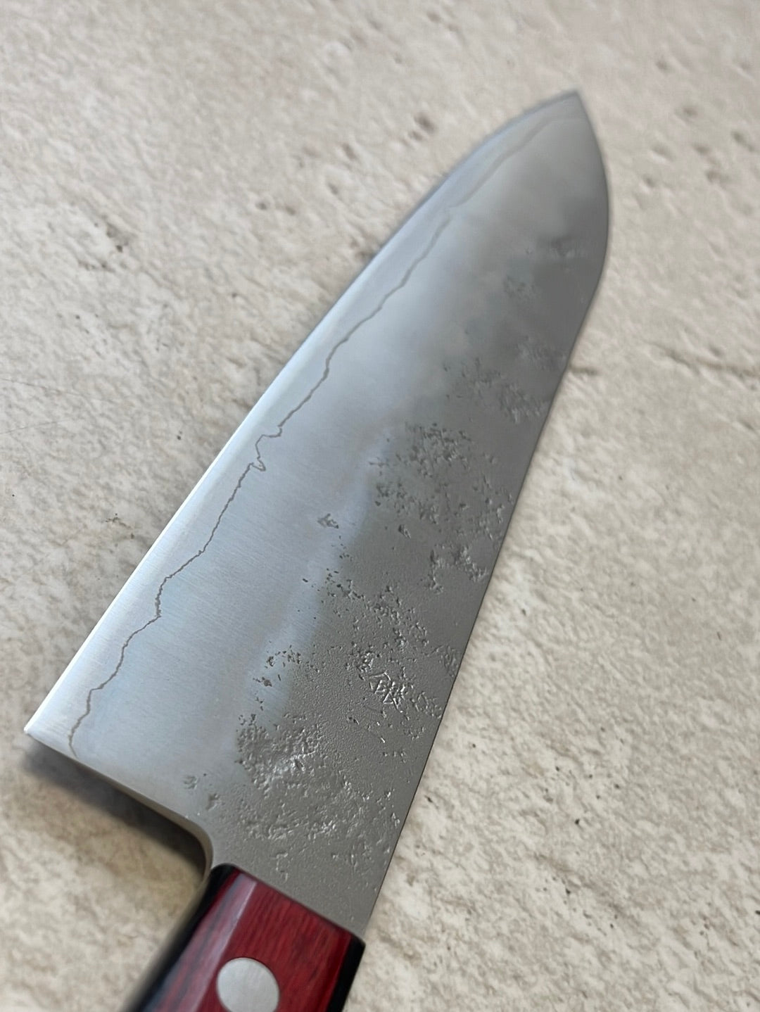 Tsunehisa G3 Nashiji Red Gyuto 210mm - Made in Japan 🇯🇵