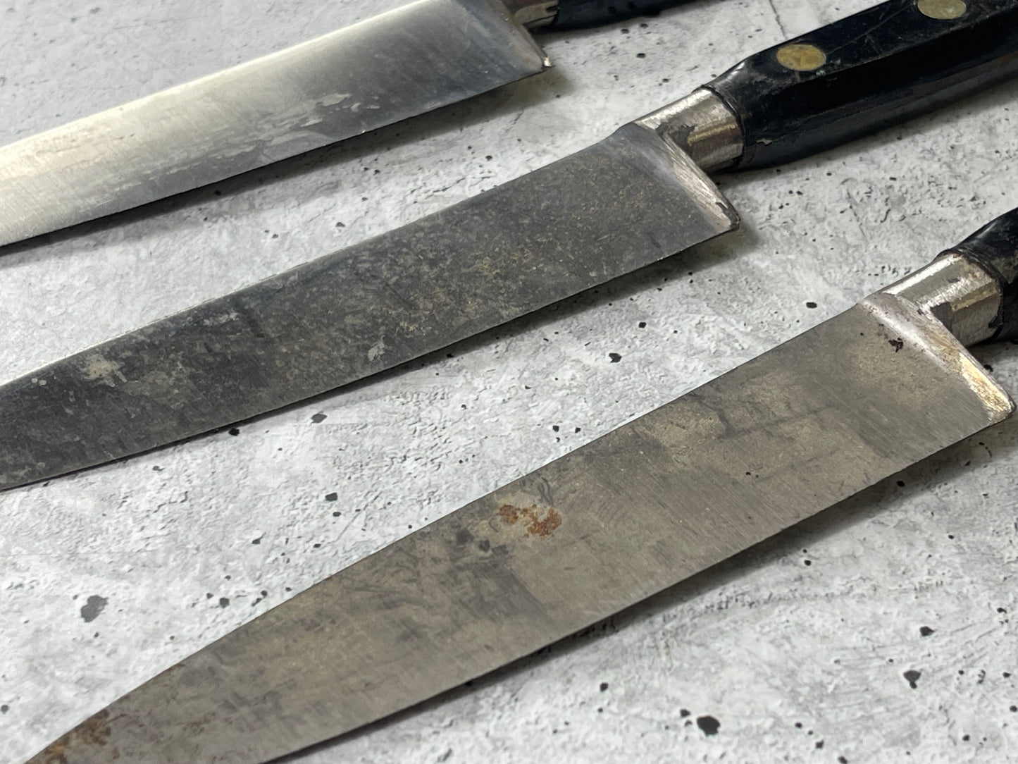 Knife Set Project unfinished French Sabatier Knife Set 3x Made In France 🇫🇷 1541