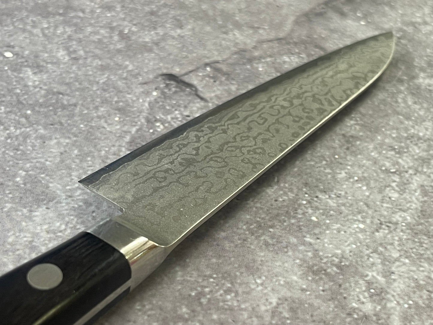 Tsunehisa VG-10 Damascus Petty 120mm Oak Handle Made in Japan 🇯🇵