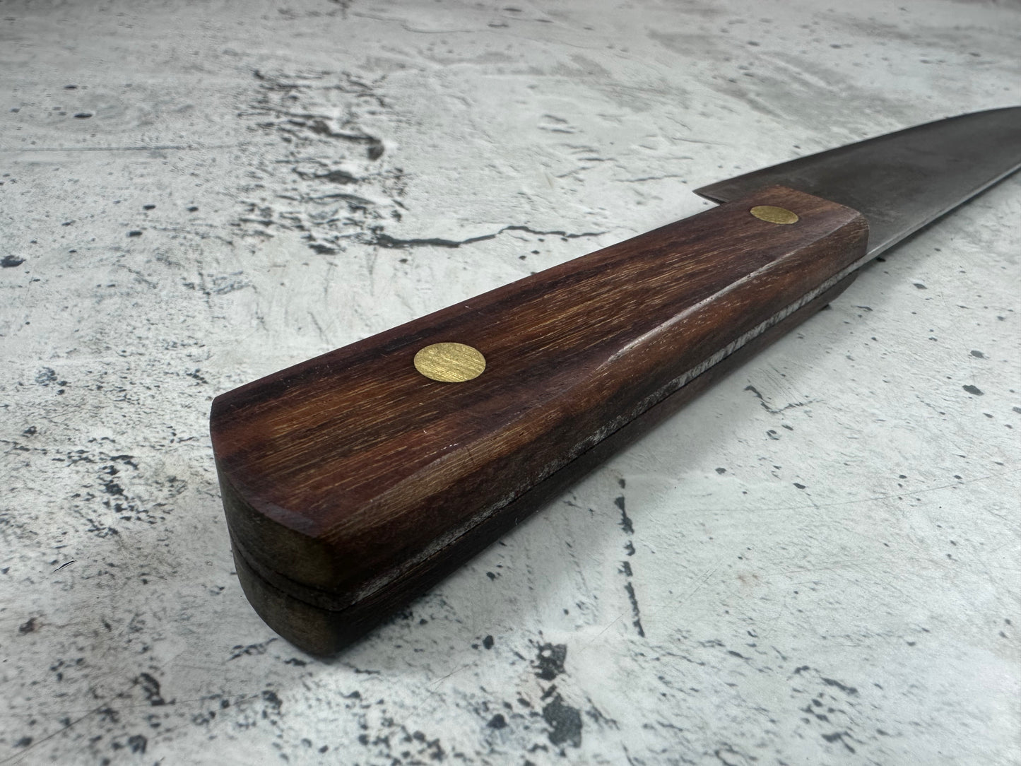 Vintage Japanese Gyuto Knife 210mm Carbon Steel Japan 2012