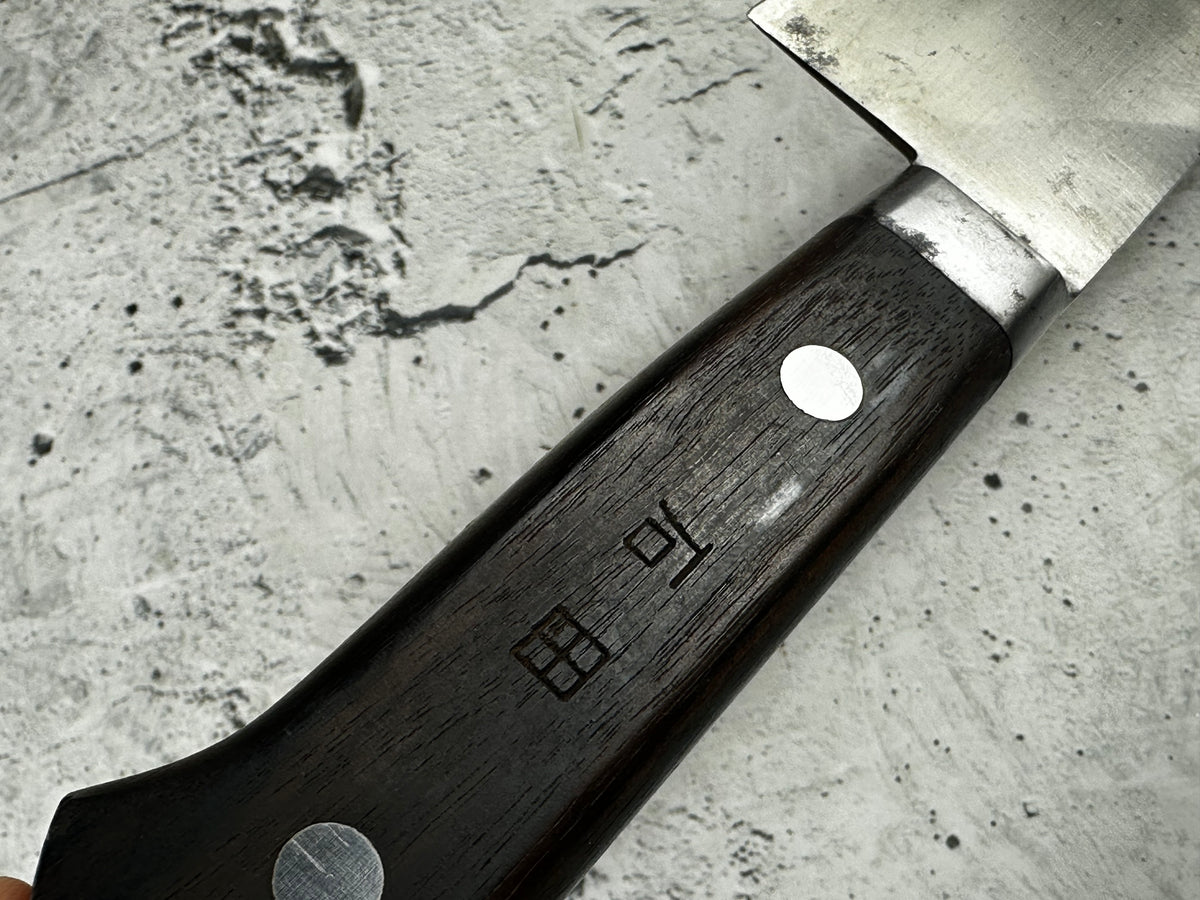 Vintage Masaaki Masateru Gyuto Knife 240mm Carbon Steel Western Wood Handle 2250