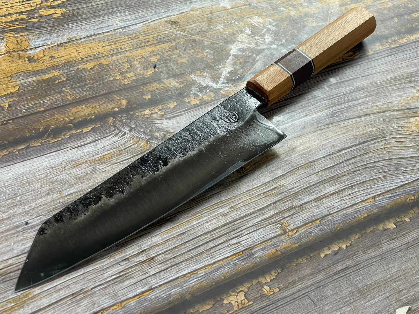 HG Blade Kiritsuke Knife 210mm Kurouchi Finish 1084 High Carbon Steel (2025)