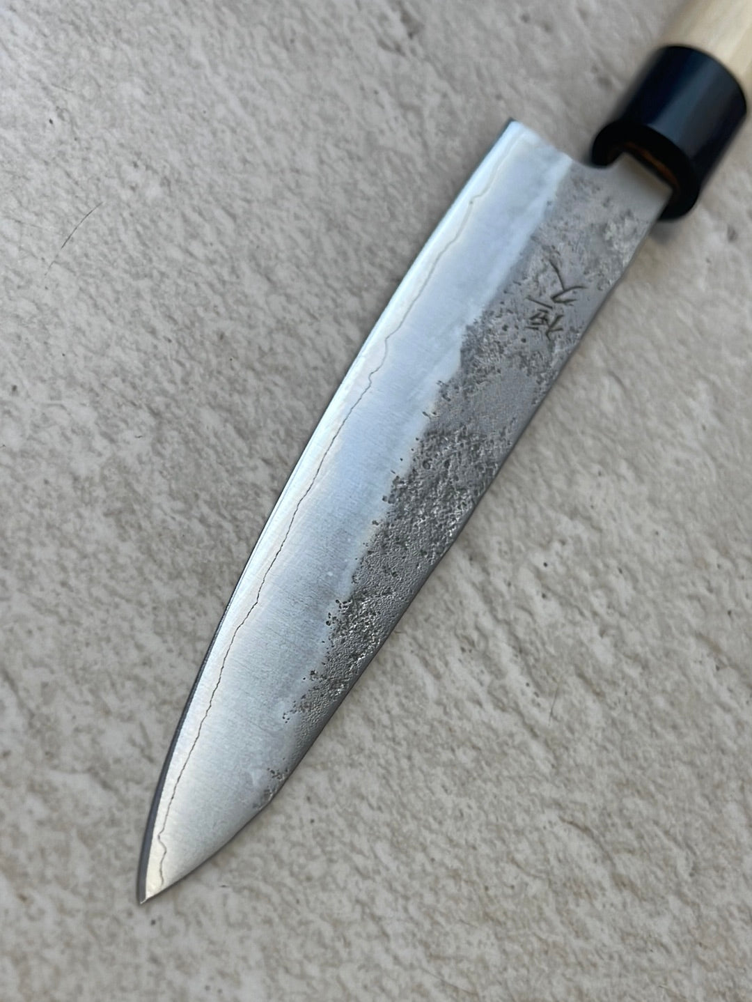 Tsunehisa G3 Nashiji HBC Petty 135mm - Made in Japan 🇯🇵 Magnolia Oval Wa Handle