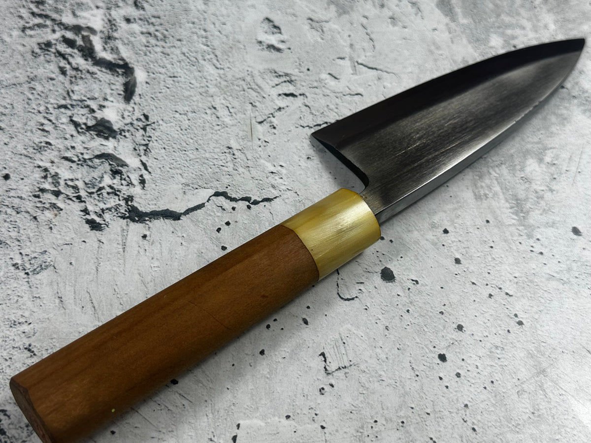 Vintage Masamoto Carbon Steel Ko-Deba Knife 120mm 2326