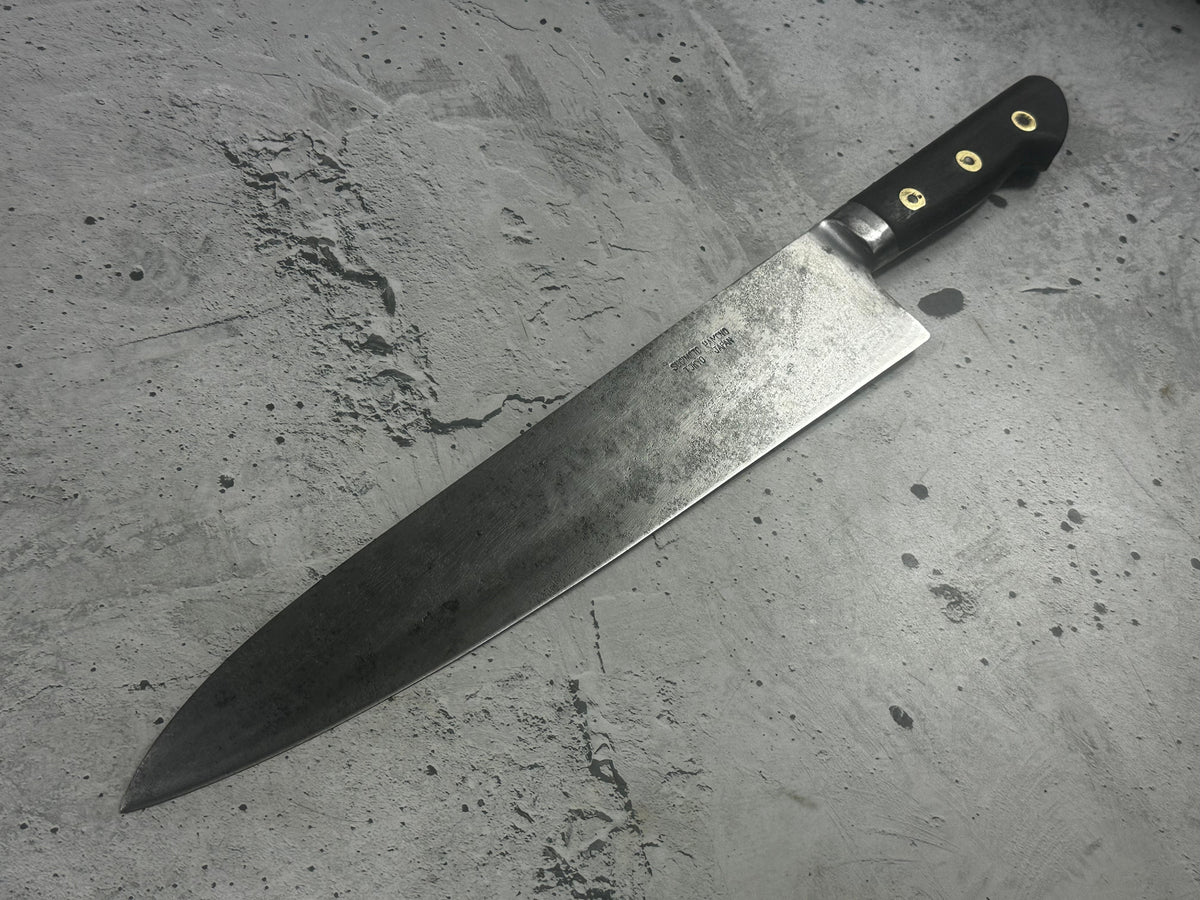 Vintage Sugimoto Hamono Carbon Steel Gyuto Knife 300mm 2318