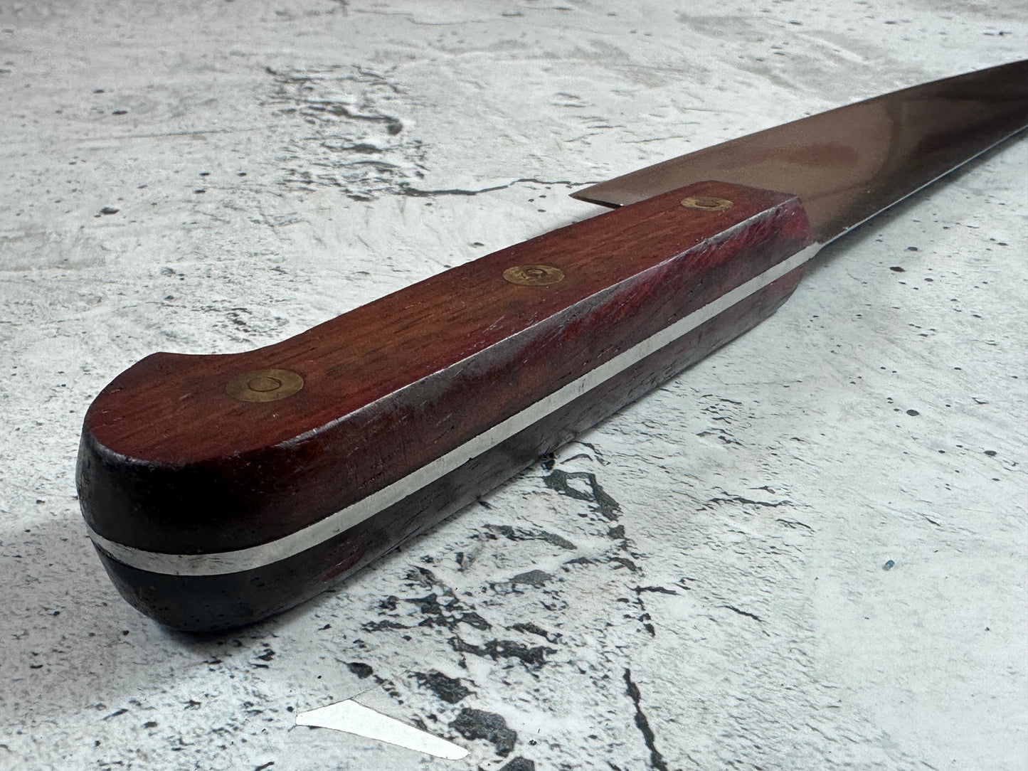 Vintage French Chef Knife 300mm High Carbon Steel Made in France 2031