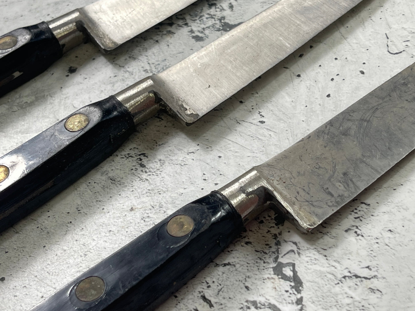 Knife Set Project unfinished French Sabatier Knife Set 3x Made In France 🇫🇷 1541