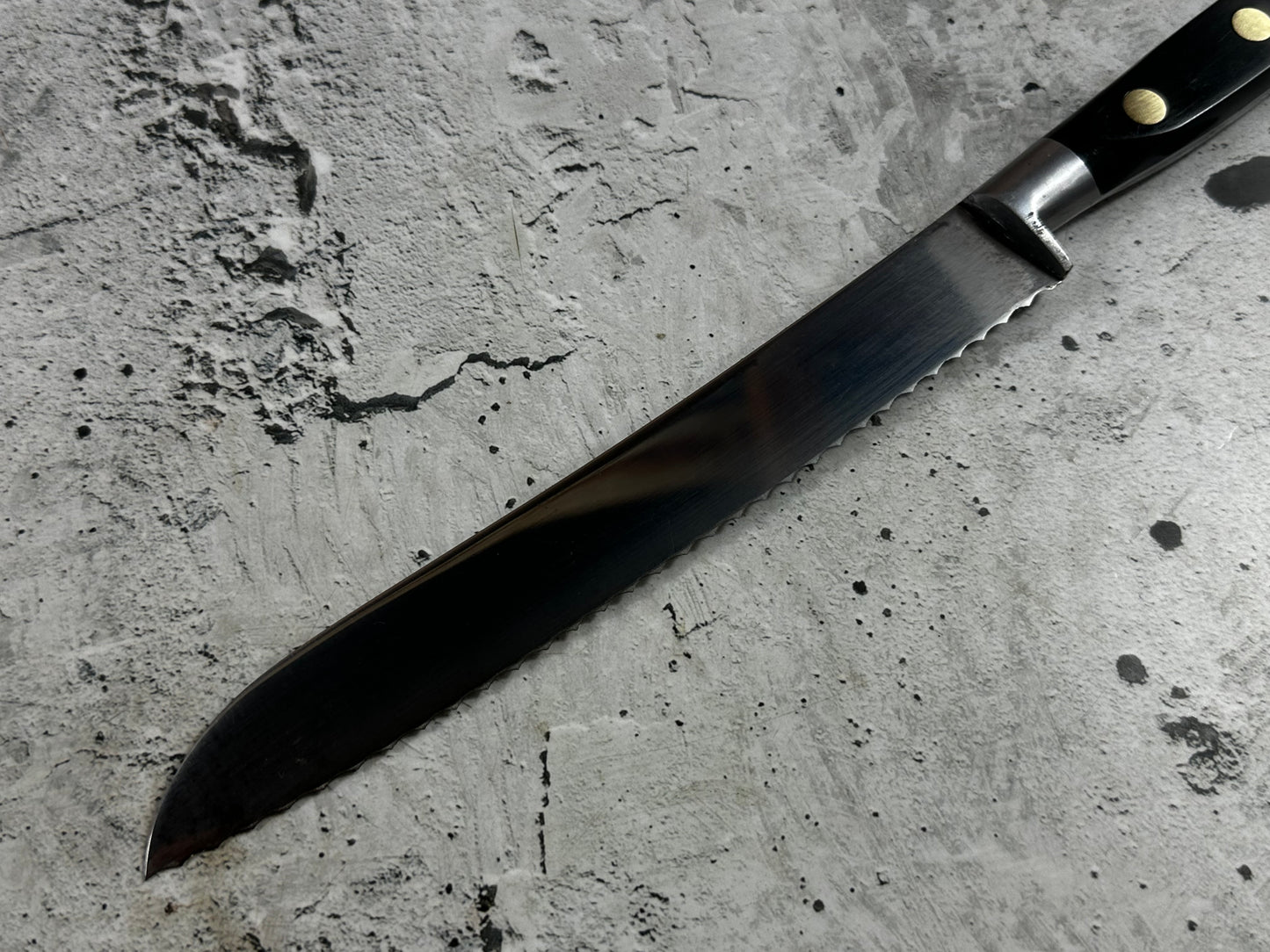 Vintage Sabatier Bread Knife 200mm High Carbon Steel Made in France 🇫🇷 2040