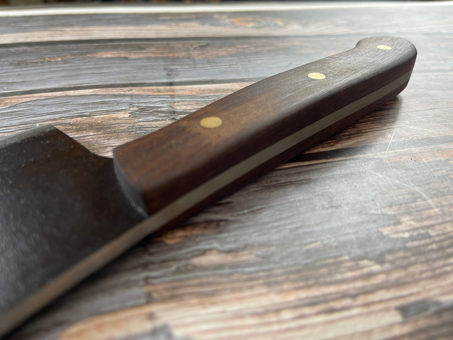 Premium Vintage Butcher Cleaver Knife 200mm Carbon Steel