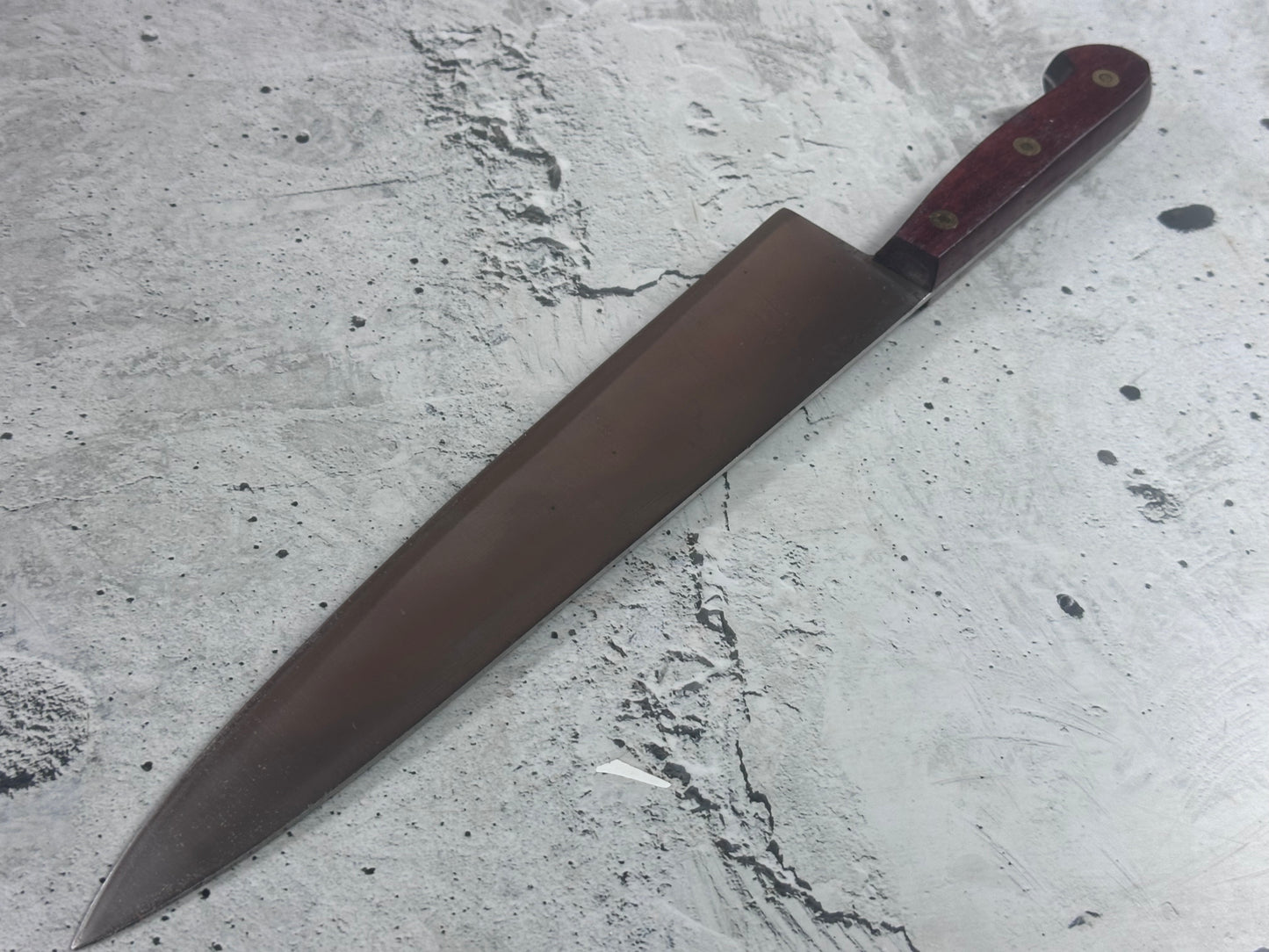 Vintage French Chef Knife 280mm High Carbon Steel Made in France 2036