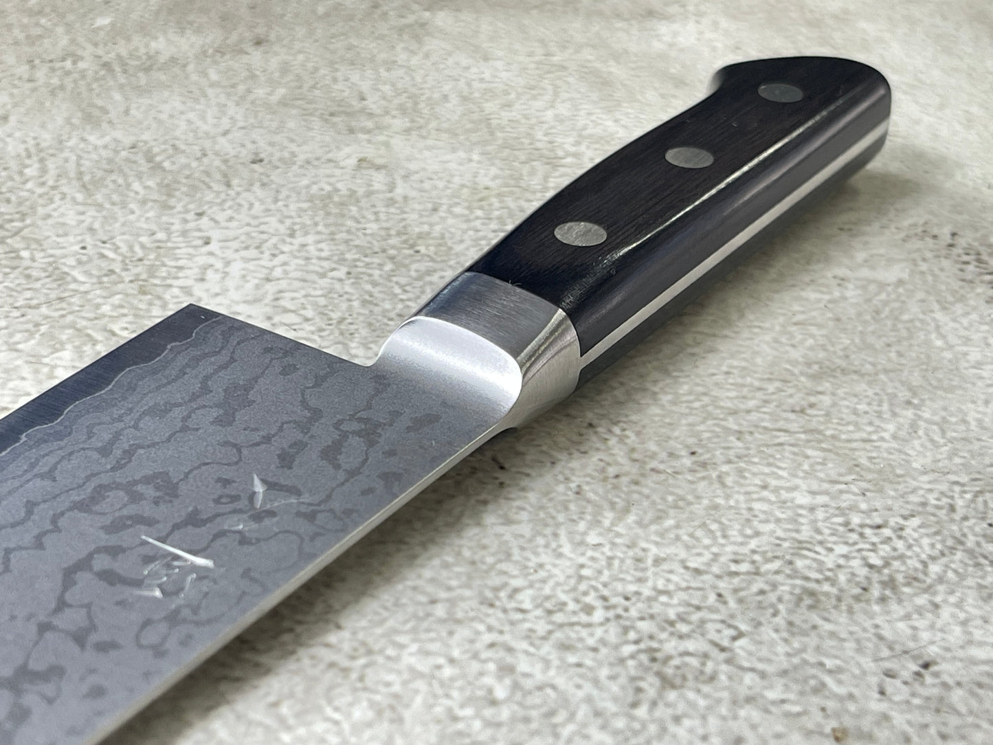 Tsunehisa VG-10 Damascus Santoku 170mm Oak Handle Made in Japan 🇯🇵
