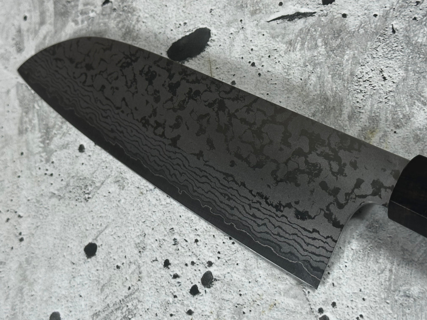 Makoto Kurosaki  VG7 Damascus  Santoku Knife 165mm