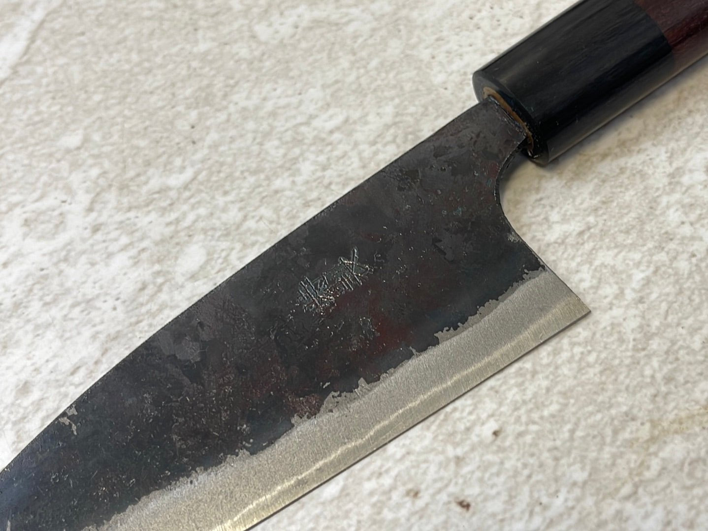 Tsunehisa Shirogami Kurochi Finish Ko-Bocho Knife 120mm - Made in Japan 🇯🇵