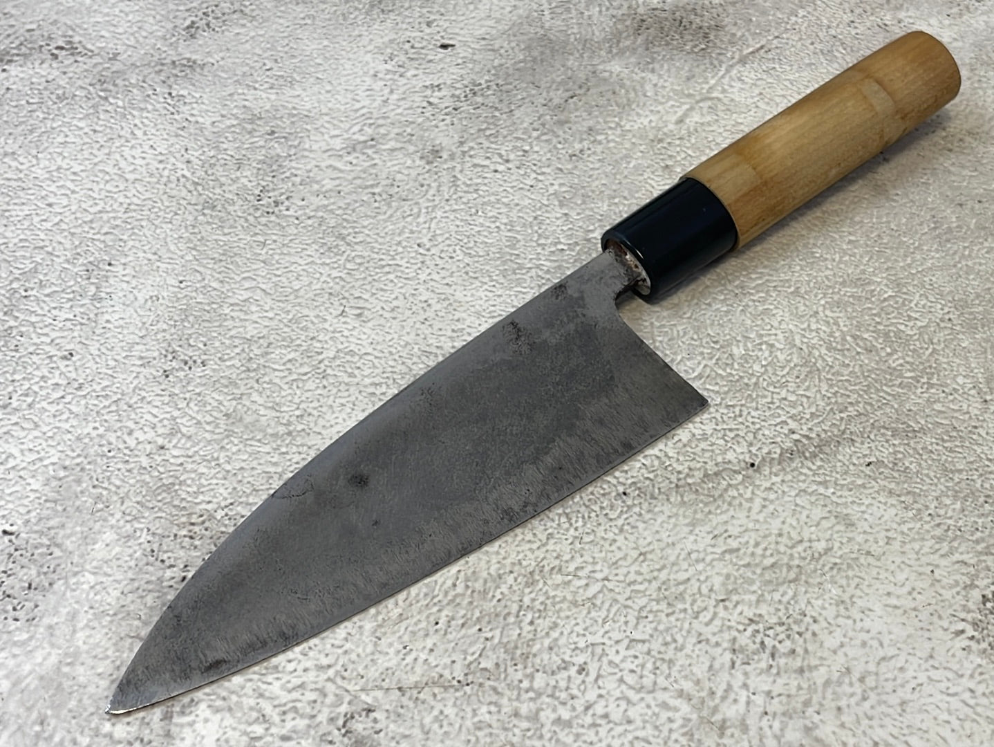 Vintage Japanese Funayuki Knife 150mm Made in Japan 🇯🇵 Carbon Steel 1337