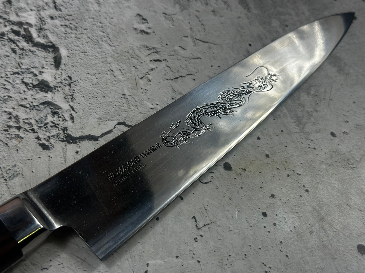 Vintage Misono Dragon Gyuto Knife 240mm 2355